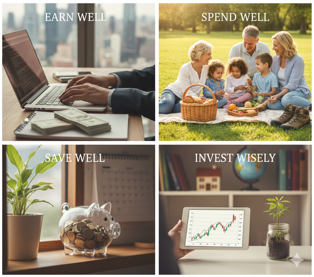 Saving, Spending and Investing